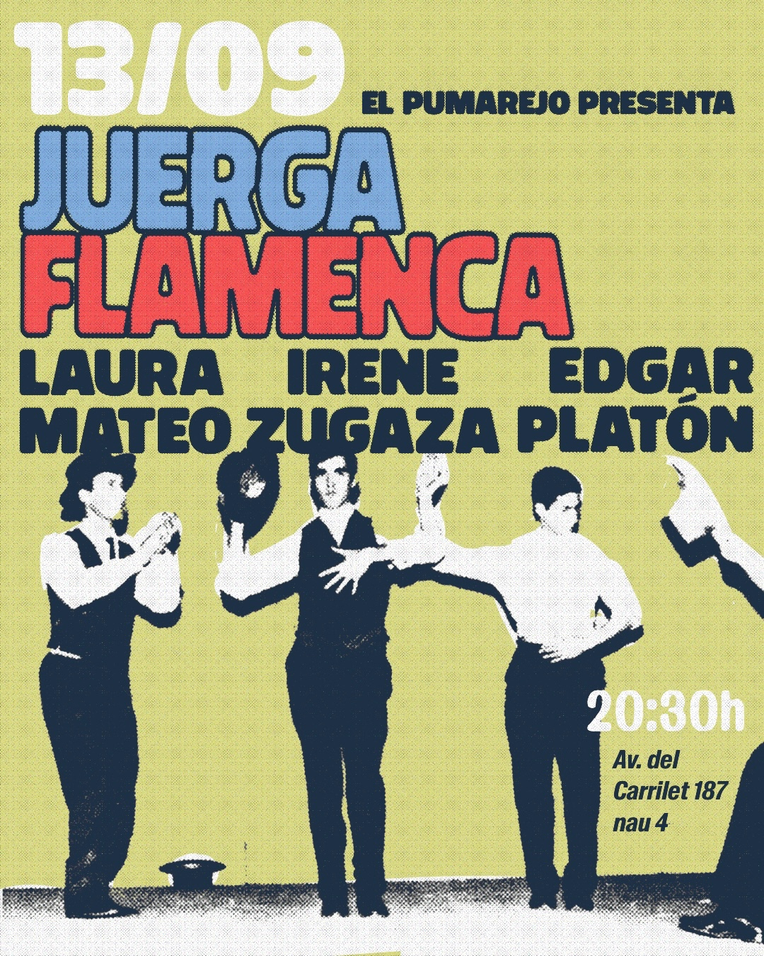 Juerga Flamenca: Laura Mateo x Irene Zugaza x Edgar Platón